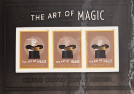 Art of Magic Motion USPS 2018 Souvenir Forever Stamp Sheet of Three - $3.95
