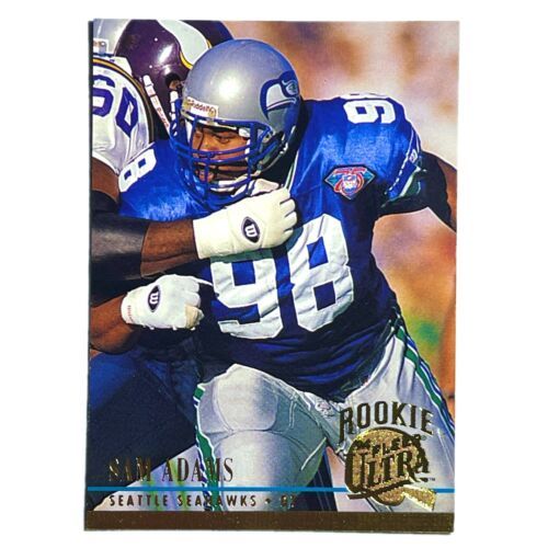 Sam Adams Fleer Ultra NFL Rookie Card #502 Seattle Seahawks Football - £0.79 GBP