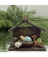 Vintage Mini Christmas Nativity Scene Figurine Seasons of Cannon Falls M... - $8.68