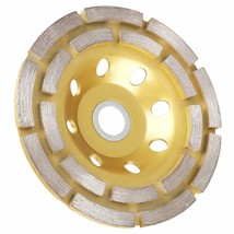 EEEkit 4-1/2-Inch Double-Row Diamond Cup Surface Grinding Wheel, 12-Segm... - $29.99