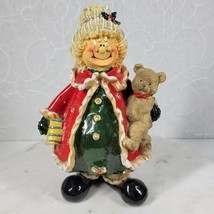 Vintage Kirklands Mrs. Claus Christmas Ceramic Figurine 8 Inch Clause &amp; Co. - $41.71