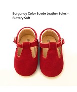 Burgundy Toddler Mary Janes Burgundy Red Baby Mary Jane shoes Toddler Gi... - $310.28 MXN+