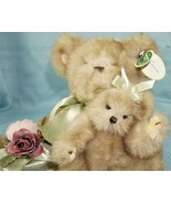 Bearington Collection PAIR (Mom &amp; Baby) Teddy Bears Faux Mohair Jointed ... - £19.14 GBP