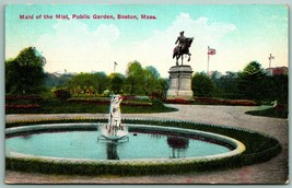 Maid of the Mist Public Garden Boston Massachusetts MA UNP DB Postcard G2 - £2.32 GBP