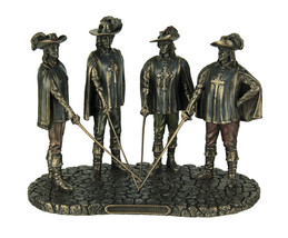 The Musketeers All For One Bronze Finished Statue - £72.17 GBP