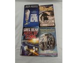 Lot Of (4) Vintage Science Fiction Novels Code Alpha Elysium Commission - $43.55