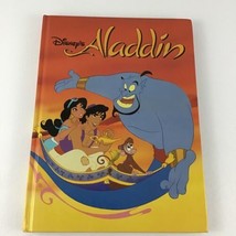Disney Aladdin Hardcover Book Collectible Classic Jasmine Genie Vintage 1992 - £14.75 GBP