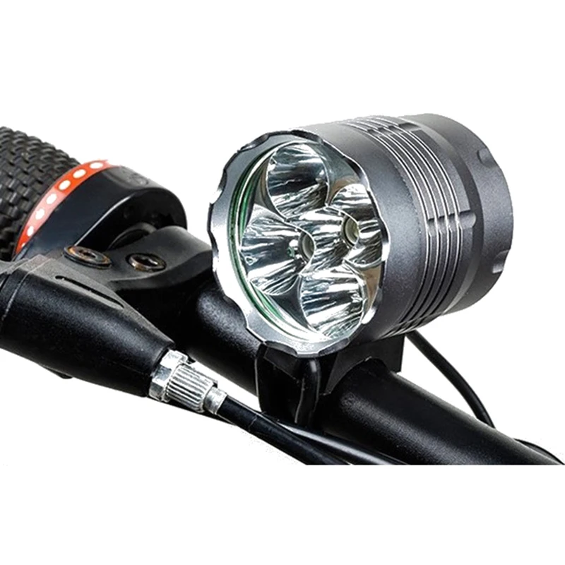 8.4V DC or USB Port Led Bicycle Light Head Bike Lamp Front MTB Headlight 3T6 5T6 - £19.99 GBP+