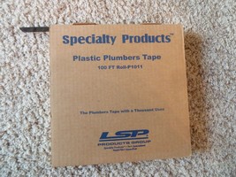 Specialty Products P-1011 Plumber Tape - 1/8 in Dia. Hole - 3/4&quot; x100&#39; Roll -NEW - £15.11 GBP