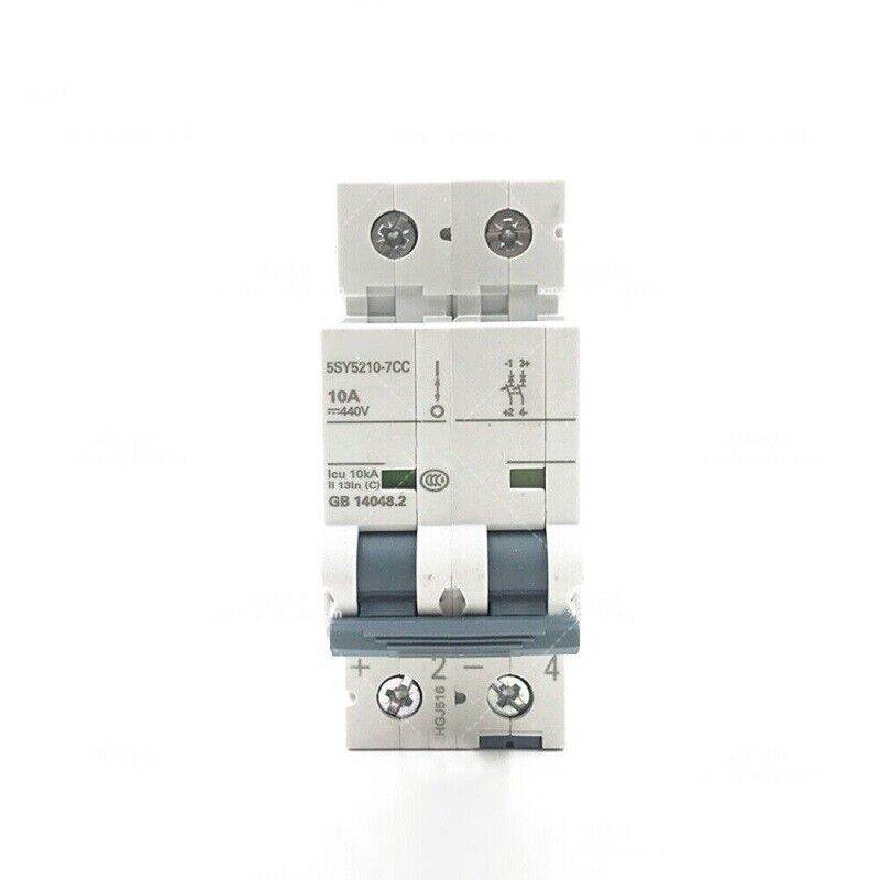 For Siemens 5SY5210-7CC 2P 10A 440V Guide Rail Installation Mini Circuit... - $43.11