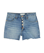 Lucky Brand Women&#39;s Blue Lucky Pins Jean Short W/Exposed Fly, 00 / 24 (6... - $67.70 CAD