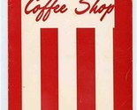 Baker Hotel Coffee Shop Breakfast &amp; Lunch Menu 1940&#39;s Dallas Texas  - £61.91 GBP