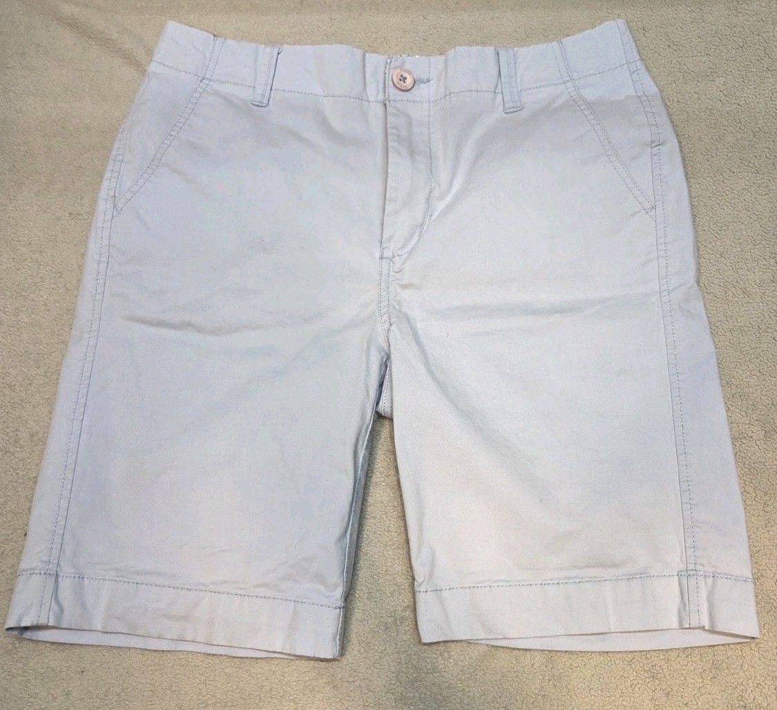 Guess? Shorts Mens 32 Light Blue Chino Bermuda 5 Pockets Guess LA 1981 - $19.79