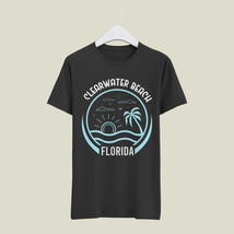 Clearwater-Beach Unisex Black T-Shirt - £17.95 GBP