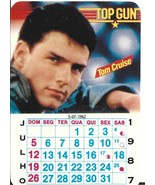 ⭕VTG card pocket calendar 1987 TOP GUN TOM CRUISE - $4.95