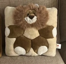 Stuffed Animal Plush Pillow Lion 1998 TWIE Angel Toys Nursery Vintage - £11.54 GBP