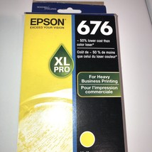 Epson 676XL Yellow Ink Cartridge High Capacity - $8.56