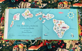 Vtg MCM Book The Islands Of Hawaii by Louis &amp; Richard Floethe 1964 Illustrated - £36.18 GBP