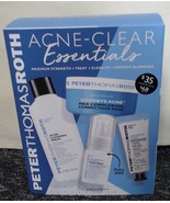 Peter Thomas Roth Acne-Clear Essentials 4-Piece Acne Kit ~ New In Box EXP 05/24 - $29.99
