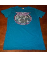 WOMEN&#39;S TEEN JUNIORS VINTAGE STYLE AEROSMITH DREAM ON T-shirt SMALL Band... - $27.08 CAD
