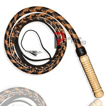 Custom Bullwhip Indian Jones Kangaroo Bull Whip 06 Feet 16 Plaits Stock Whip - £36.43 GBP