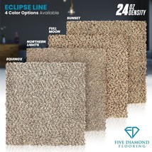 Peel and stick carpet tile by five diamond flooring(Sunset) (10 tiles) NOB - $44.95