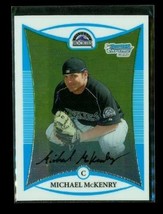 2008 Topps 1ST Bowman Chrome Baseball Card BCP45 Michael Mckenry Rockies - £3.61 GBP