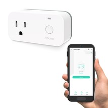 Yolink Smart Plug With Energy Monitoring, 1/4 Mile World&#39;S Longest Range Smart - £37.37 GBP