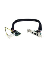 Startech MPEX1394B3 MINI PCI EXPRESS FIREWIRE CARD ADAPTER 3 PORT PCIE 1... - $1,484.81 MXN
