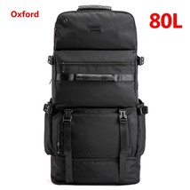 80L Large Capacity Backpack Multifunction Canvas Luggage BackpaMen Travel Pack B - £117.06 GBP