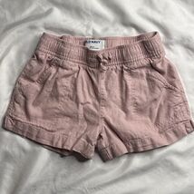 Old Navy Girls Pink Drawstring Shorts Small (S) 6/7 Pockets - $4.95