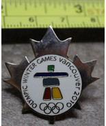 2010 Inukshuk Maple Leaf Vancouver Winter Olympics Paralympics Pin - £8.59 GBP