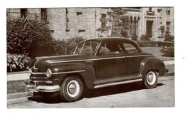 1946 Plymouth  Club Coupe  Dealer Advertising Postcard 91-C - $14.83