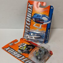 Matchbox 60TH Anniversary Rescue News Helicopter MBX Police Motorcycle Lot Of 2 - £13.21 GBP