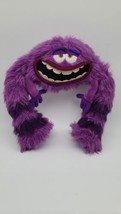 DISNEY Store Pixar Monsters Inc. ART Monster Plush Purple 13&quot; Stuffed Toy CLEAN  - £41.48 GBP