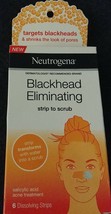 3 - Neutrogena Blackhead Eliminating No-Pull Cleansing Pore Strip-Scrub ... - $24.85