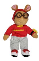 Dress Me Arthur Plush PBS 1996 Stuffed Animal Toy Red Jacket - £7.17 GBP