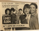 Family Album Movie Print Ad Peter Scolari Pamela Reed TPA5 - $5.93