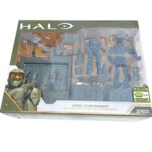 HALO UNSC Checkpoint w/ Spartan Gungir and Elite Mercenary Action Figure Set - £29.94 GBP