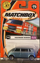 Matchbox 2001 Anniversary “Kids Cars Of The Year” #72 Volkswagen Microbus - £7.96 GBP