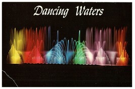 Dancing Waters Tommy Bartlett Water Thrill Show World Fair Postcard 1964-65 - $180.63 MXN
