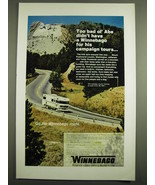 1972 Winnebago Motor Homes Ad - Too bad ol&#39; Abe didn&#39;t have a Winnebago - £14.55 GBP