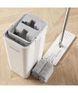 Mop and Bucket Set with Wringer, Flat Mops for Floor Cleaning, Wall Mop ... - $90.17 CAD
