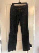  ETRO Wide Leg Button Fly Front Denim Riding Jeans SZ EU 42/ US 8 - £98.03 GBP