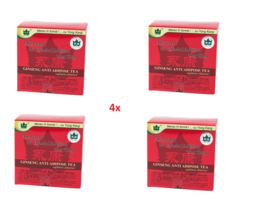 4 scatole di tè anti-adiposo al ginseng Yong Kang - £27.90 GBP