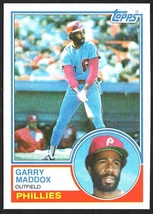 Philadelphia Phillies Garry Maddox 1983 Topps #615 nr mt - $0.50