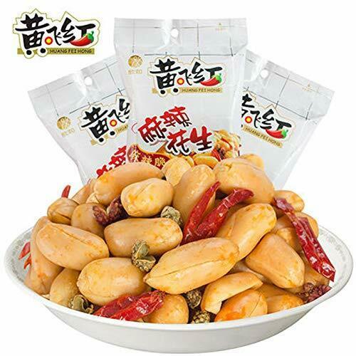 Huang Fei Hong Spicy Snack Peanuts - 30 * 3.88 oz /110G 30 bags/ Box - $84.14