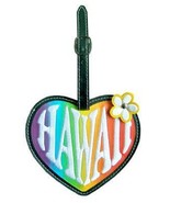 KC Hawaii Rainbow Heart Hawaii Luggage Tag 5&quot; X 4&quot; - $15.95