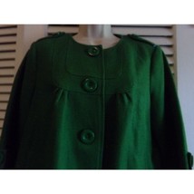 Nygard Collection petites green linen blend cropped jacket 10 P EUC - $19.40