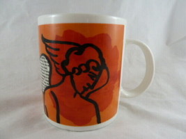 Vintage Starbucks Coffee Mug Cupids Love Sonnet w Poem On Wing Arrow Ins... - £23.33 GBP